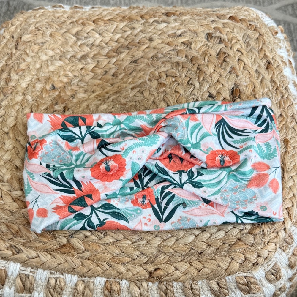 Floral Twist Headband - Multicolor